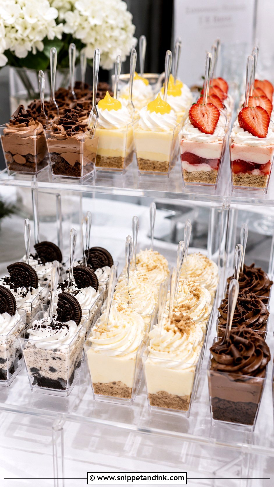 Wedding Dessert Shooters - Snippet and Ink - 20 Instead of Wedding Cake Ideas