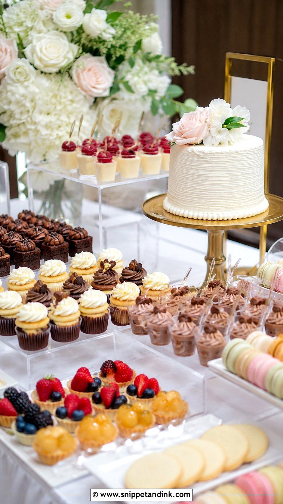 Wedding Dessert Table - Snippet and Ink - 20 Instead of Wedding Cake Ideas