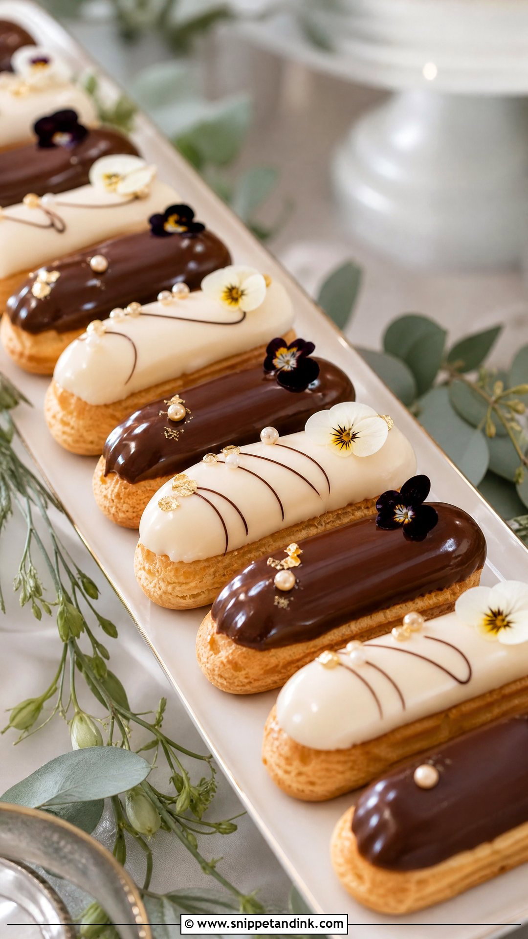Wedding Eclairs - Snippet and Ink - 20 Wedding Sweets