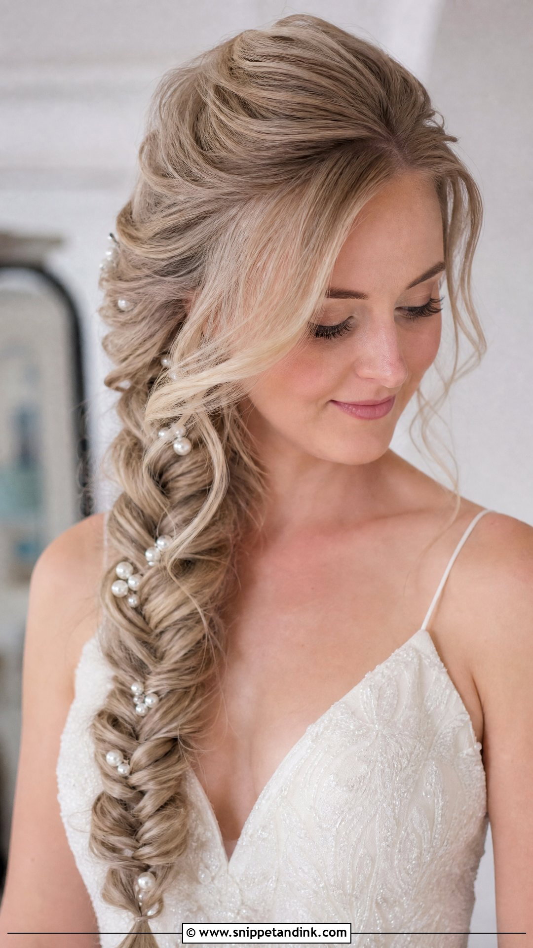 Wedding Fishtail Braid For Round Face - Snippet and Ink - 20 Wedding Hairstyle for Rounded Face Ideas