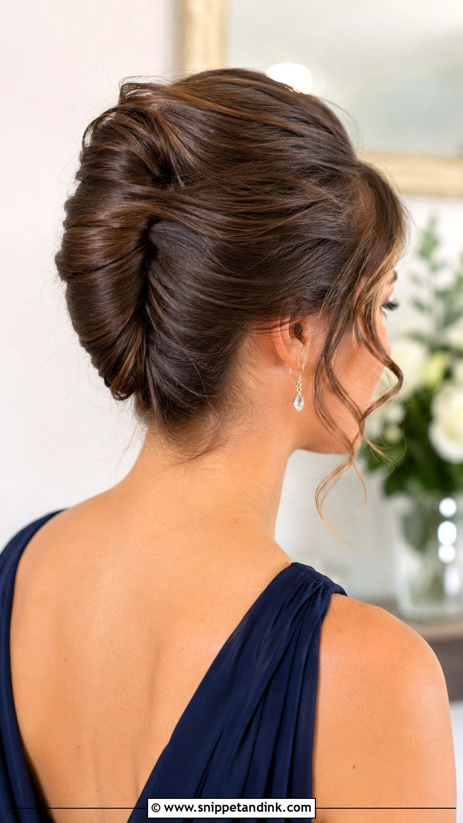 Wedding French Twist Bridesmaid Updo - Snippet and Ink - 20 Wedding Hair Updo Bridesmaid Ideas