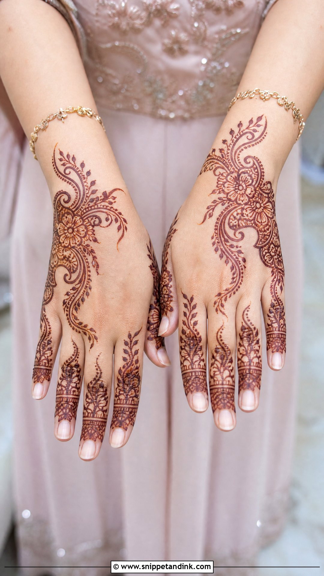 Wedding Guest Banch Mehndi Design - Snippet and Ink - 30 Banch Mehndi Design Ideas
