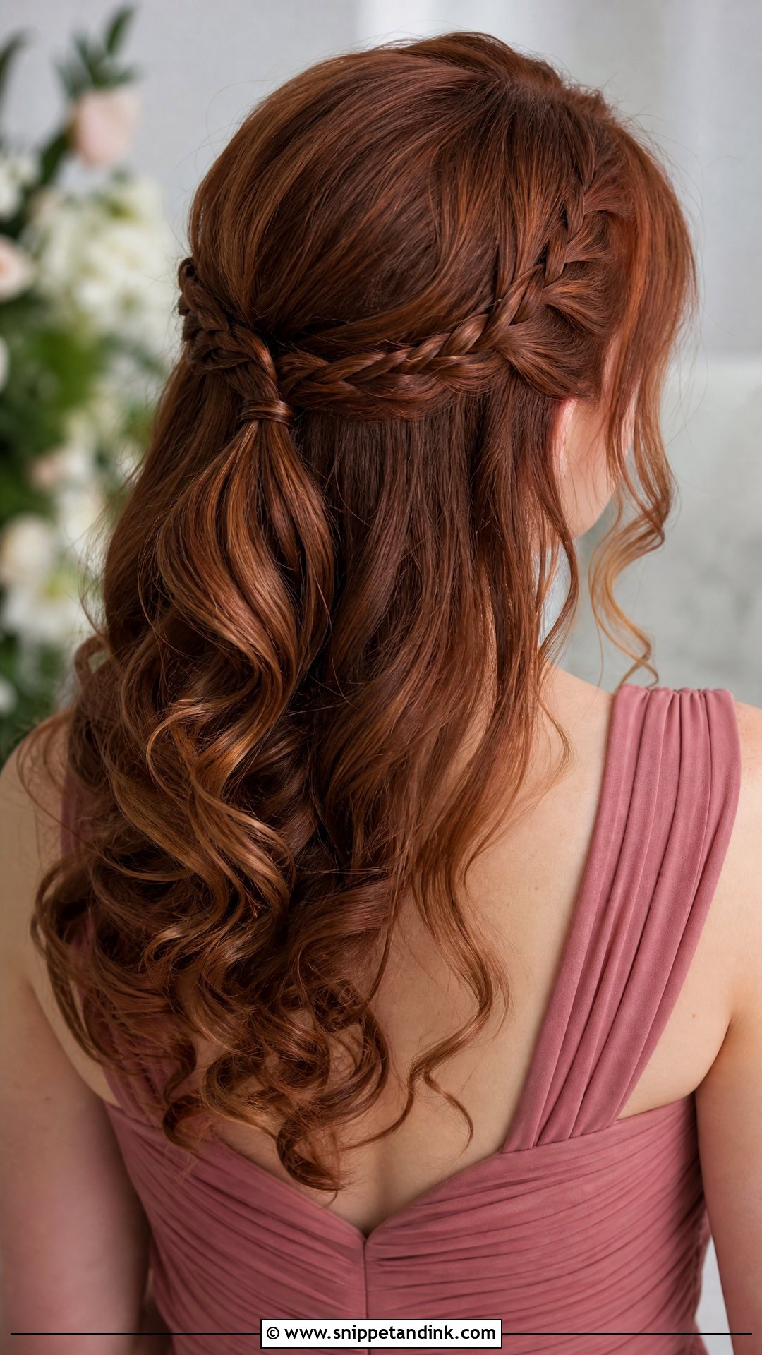 Wedding Guest Braided Half Up Hair - Snippet and Ink - 20 Wedding Guest Hair Braid Ideas