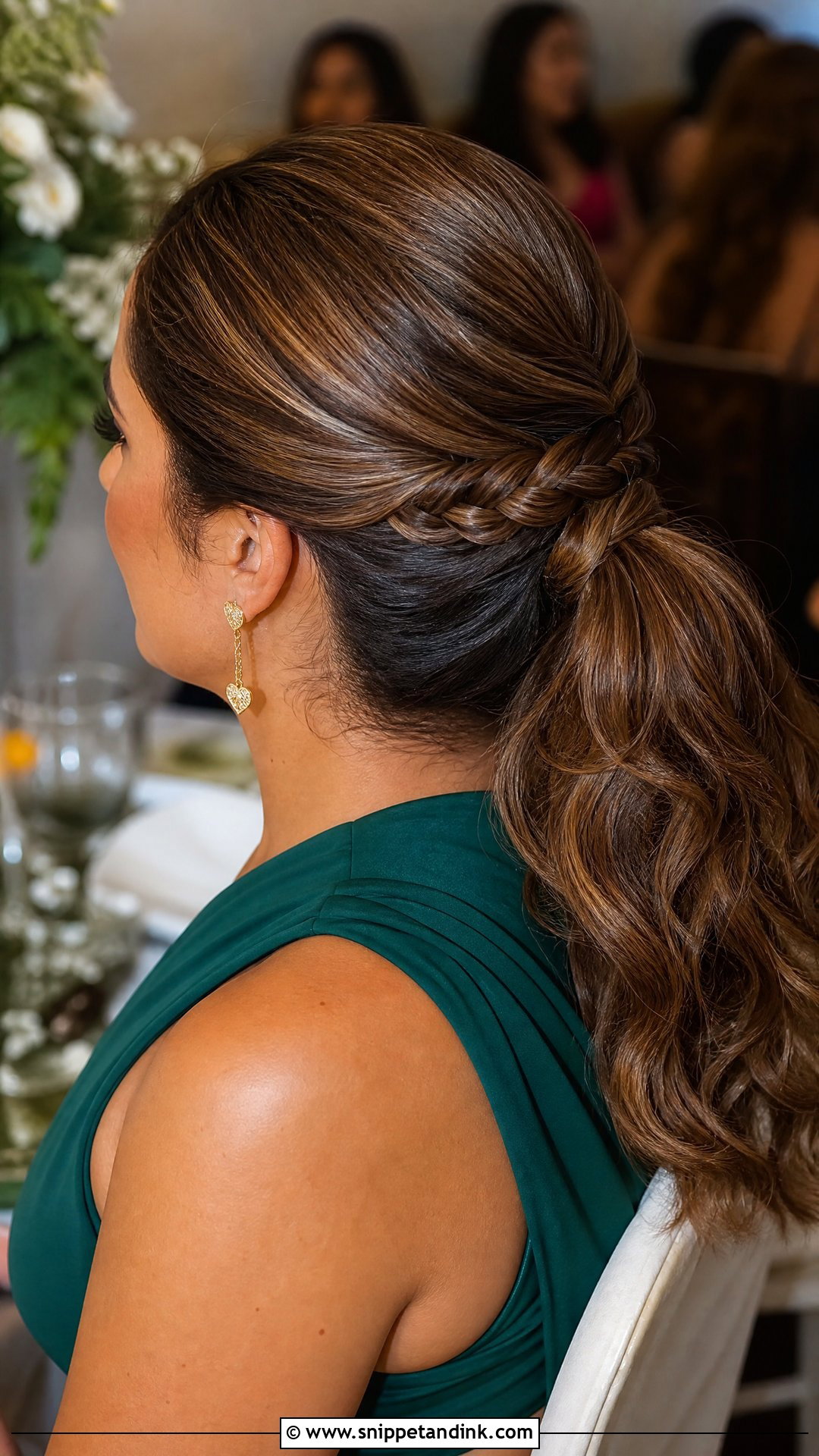 Wedding Guest Braided Ponytail - Snippet and Ink - 20 Wedding Guest Hair Braid Ideas