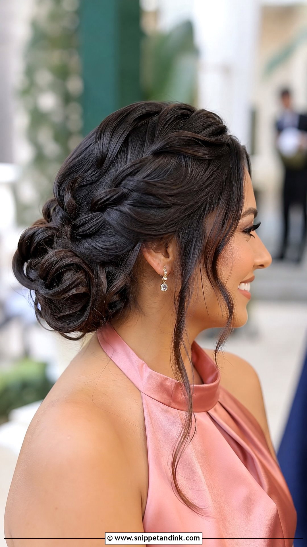 Wedding Guest Braided Updo - Snippet and Ink - 15 Wedding Attendee Hairstyles