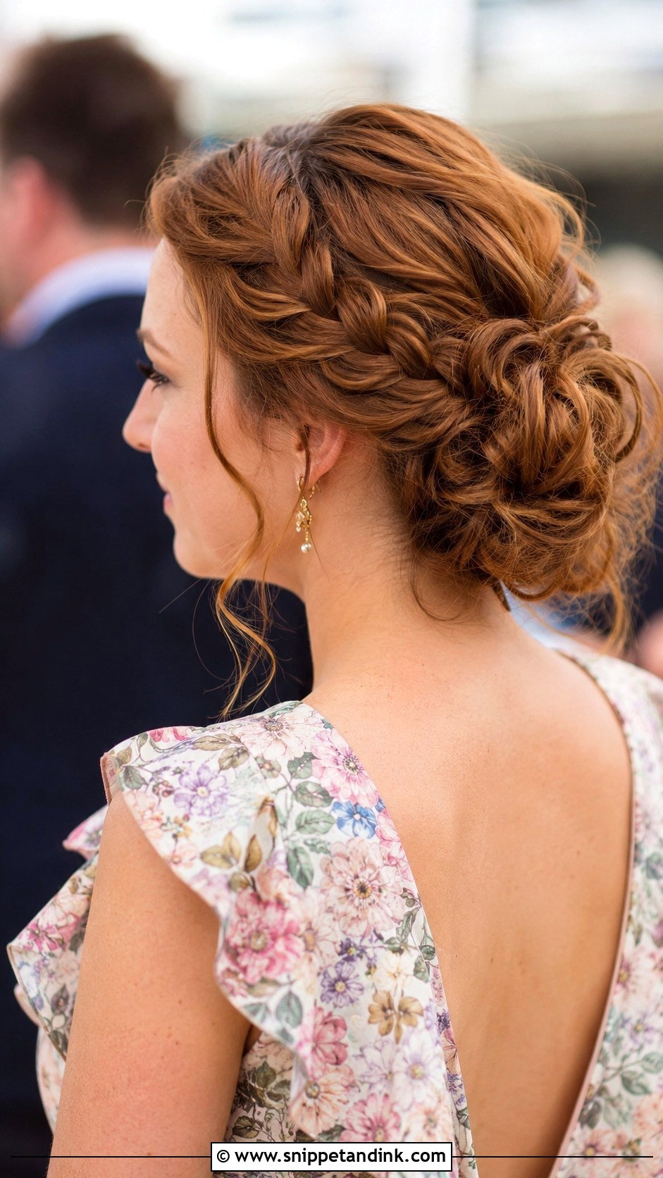 Wedding Guest Braided Updo - Snippet and Ink - 15 Hair Idea for Wedding Guest Ideas