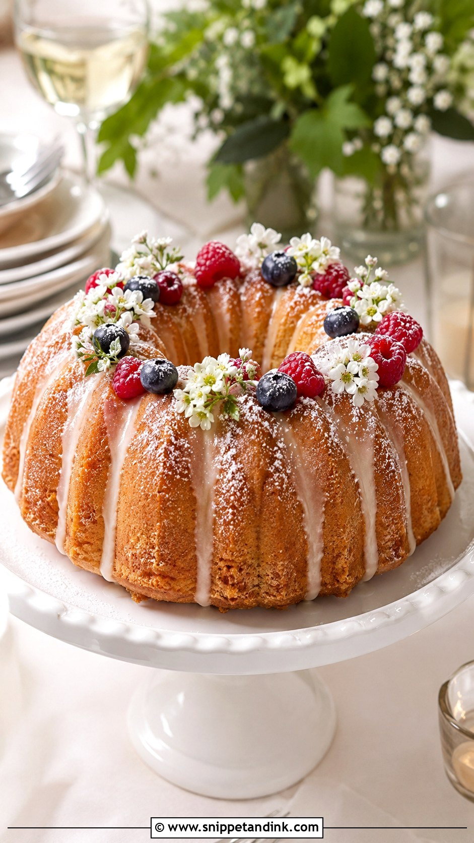 Wedding Guest Bundt Cake - Snippet and Ink - 20 Wedding Guest Cake Ideas