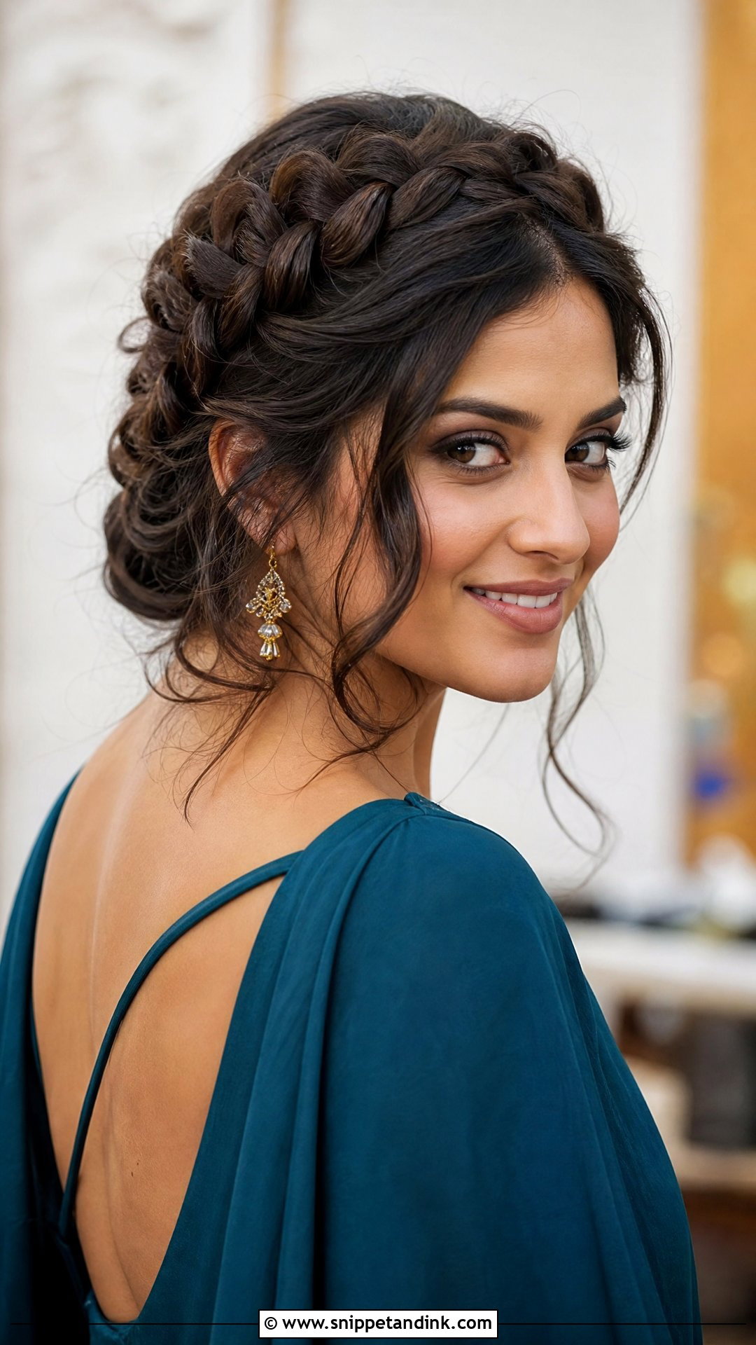 Wedding Guest Crown Braid - Snippet and Ink - 15 Wedding Attendee Hairstyles