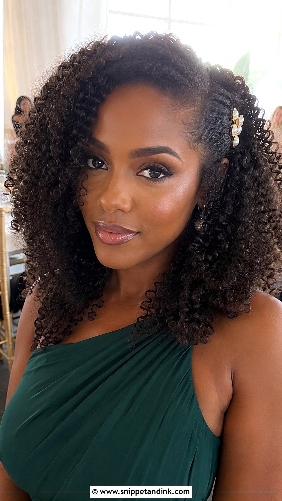 Wedding Guest Curly Hair Down - Snippet and Ink - 15 Wedding Guest Down Hairstyles