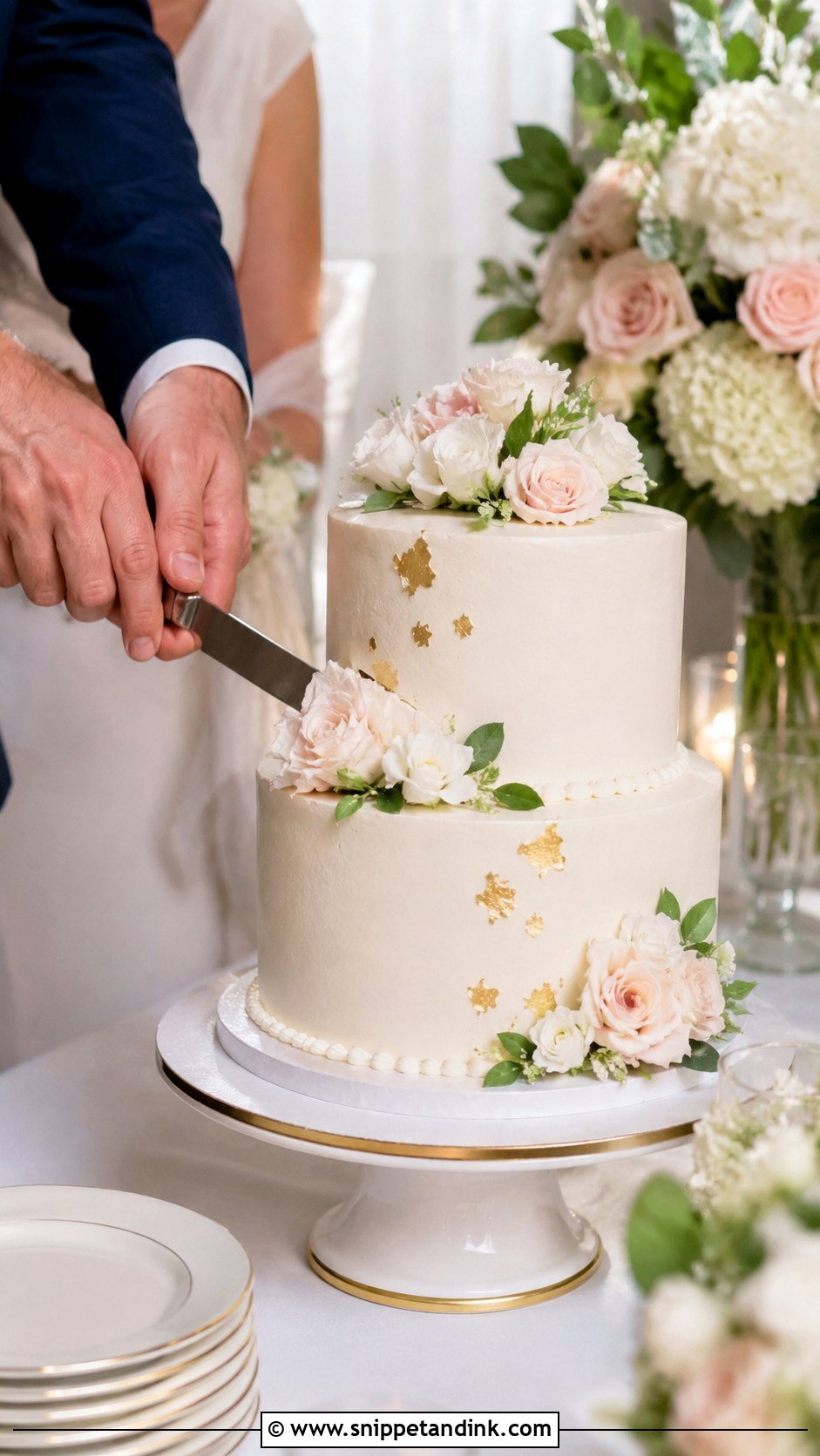Wedding Guest Cutting Cake - Snippet and Ink - 20 Wedding Guest Cake Ideas