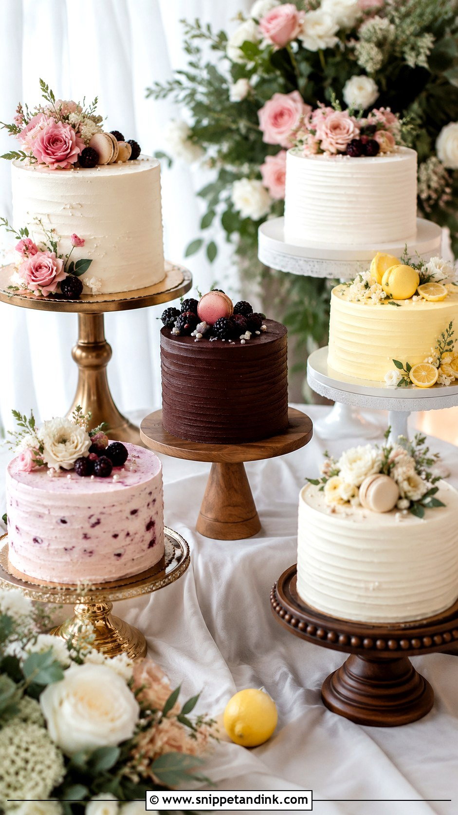 Wedding Guest Dessert Table Cake - Snippet and Ink - 20 Wedding Guest Cake Ideas