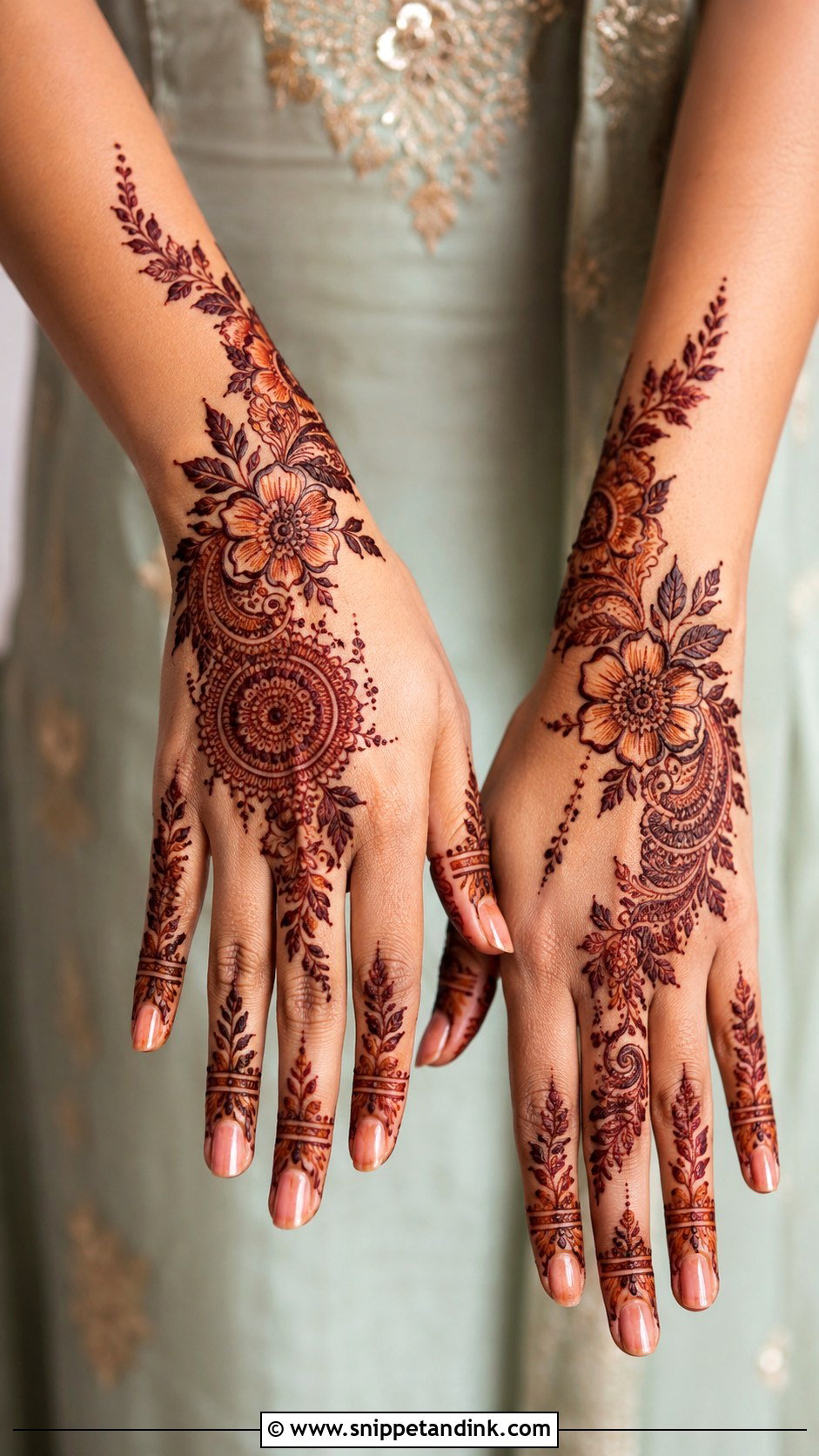 Wedding Guest Fancy Mehndi Design - Snippet and Ink - 35 Fancy Mehndi Designs