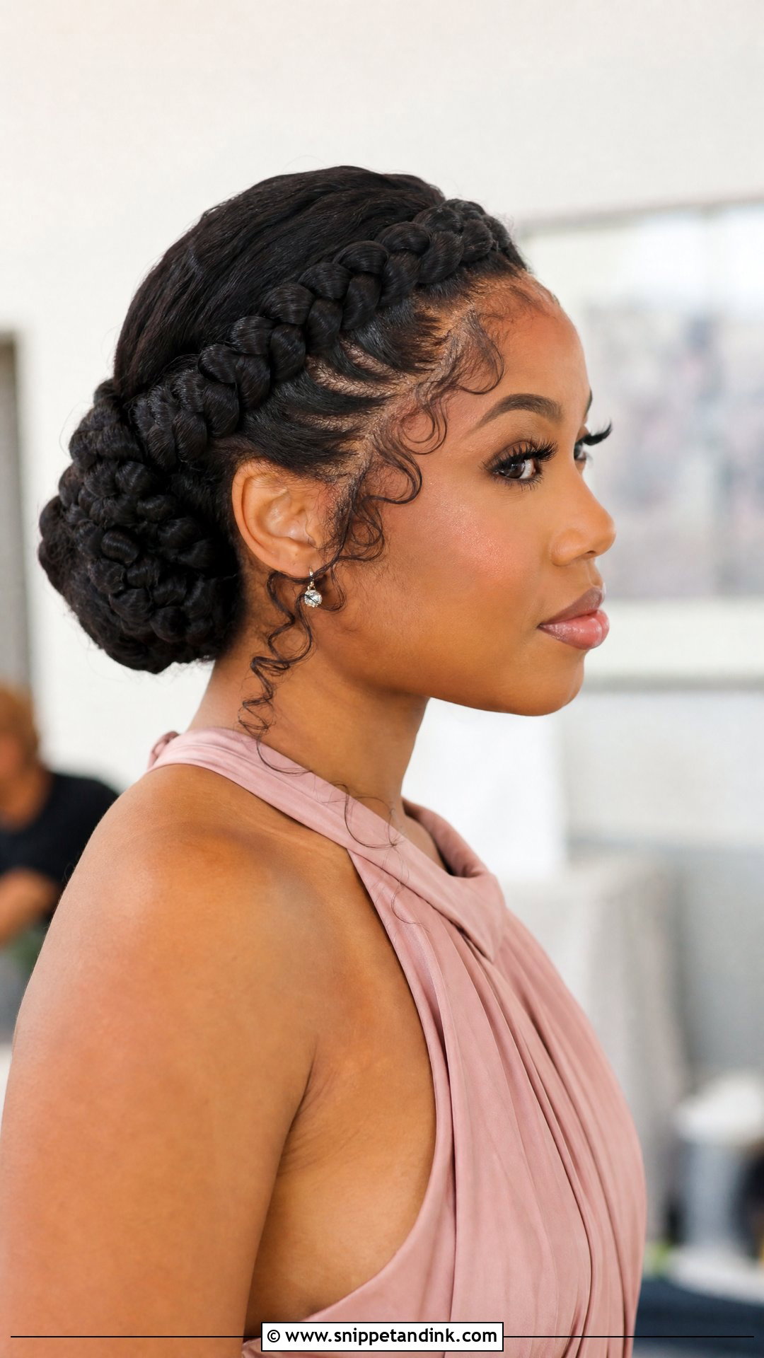 Wedding Guest Goddess Braids For Black Women - Snippet and Ink - 20 Wedding Guest Hair Black Women Ideas