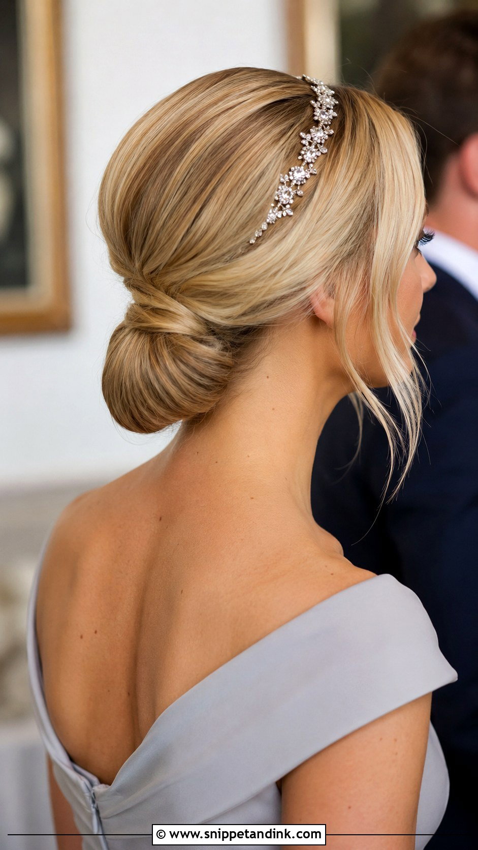 Wedding Guest Hair With Headband And Chignon - Snippet and Ink - 15 Wedding Guest Hair with Headband Ideas