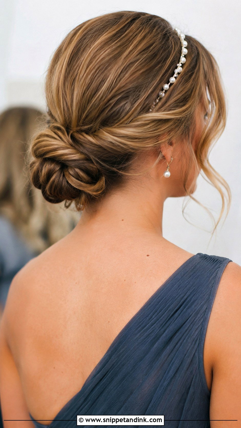 Wedding Guest Hair With Low Bun And Headband - Snippet and Ink - 15 Wedding Guest Hair with Headband Ideas