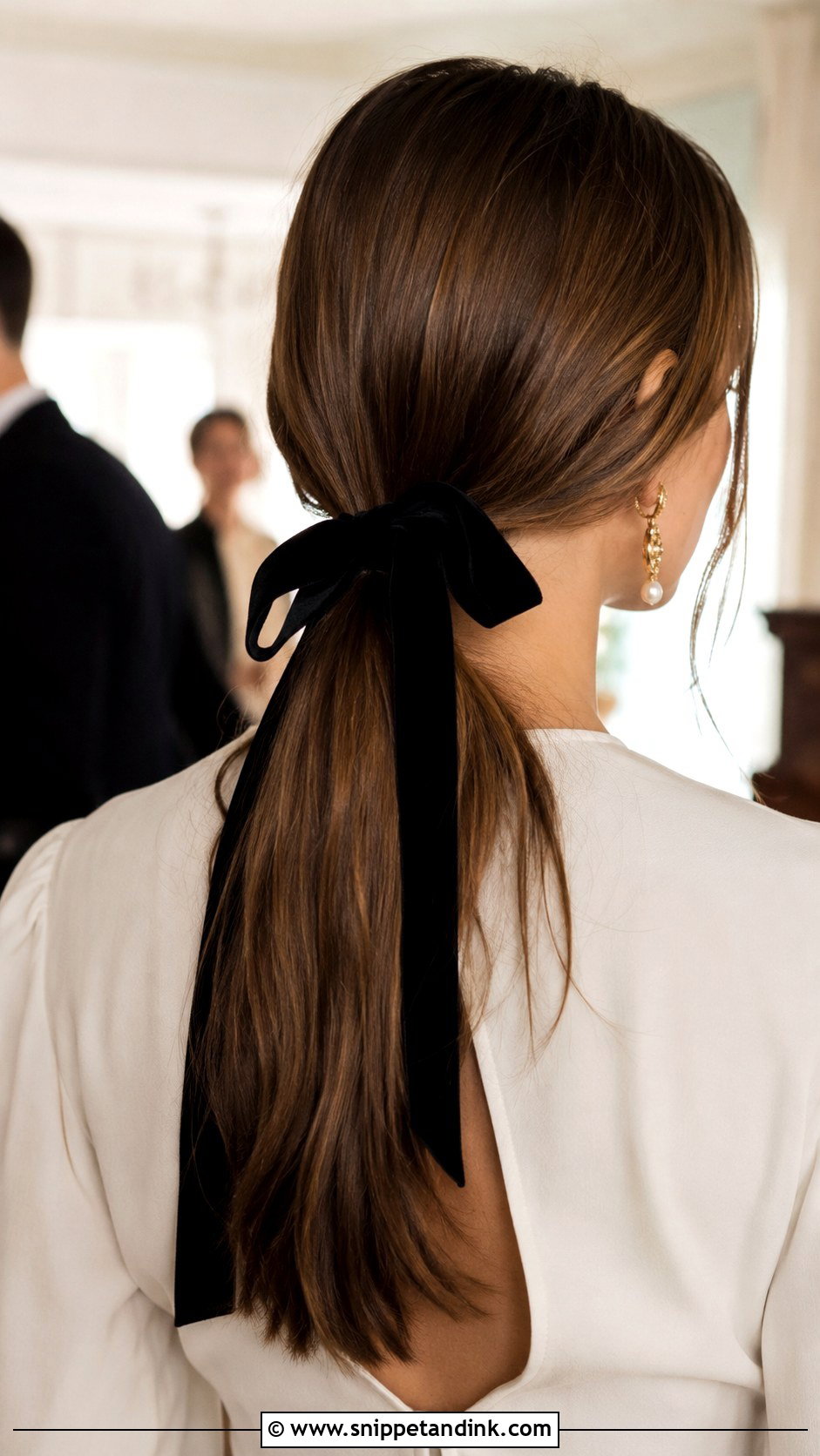Wedding Guest Hair With Ribbon Bow - Snippet and Ink - 25 Wedding Guest Hair Ideas