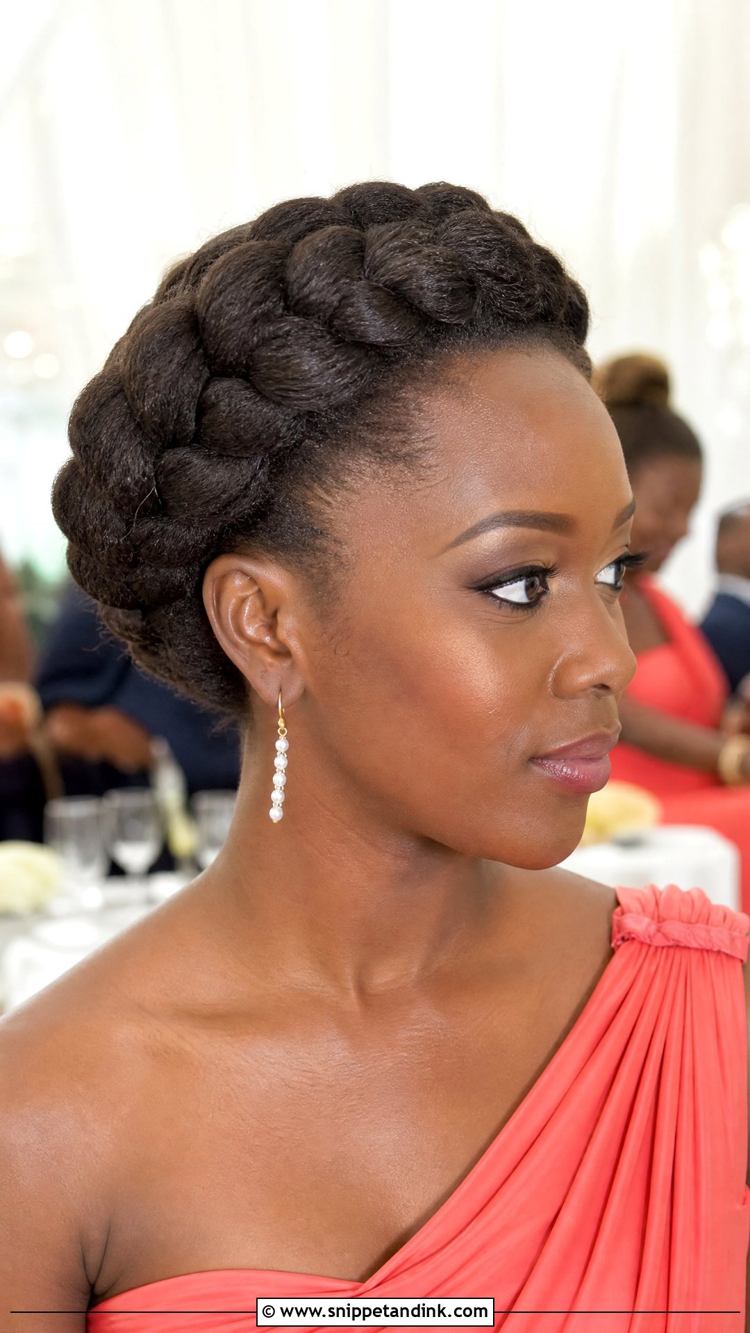 Wedding Guest Halo Braid - Snippet and Ink - 20 Wedding Guest Hair Braid Ideas