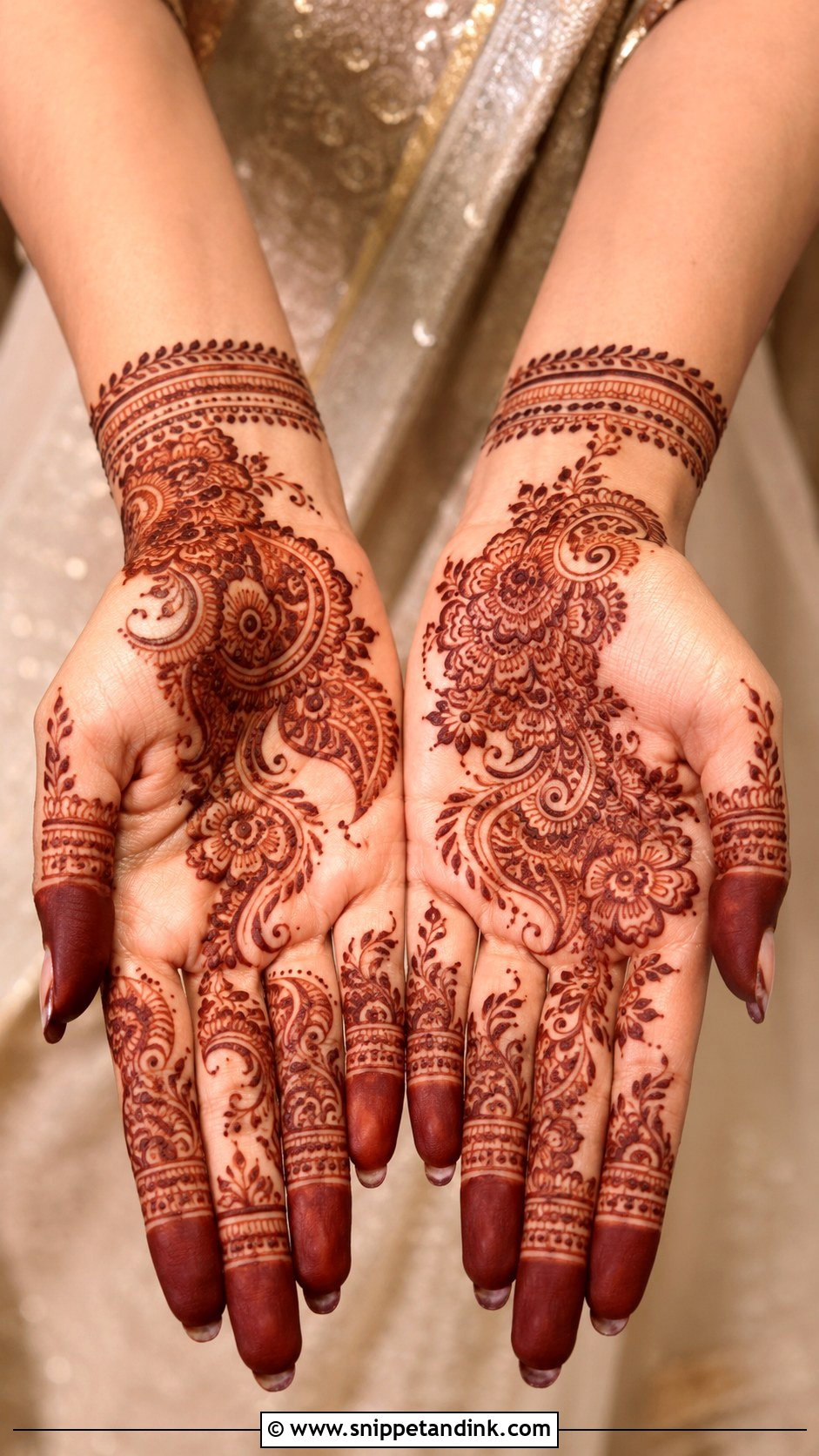 Wedding Guest Mehndi Design - Snippet and Ink - 35 Traditional Mehndi Designs