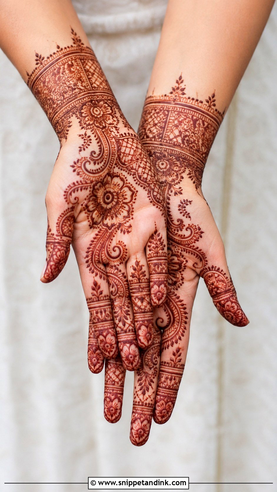 Wedding Guest Mehndi Design - Snippet and Ink - 35 Trending Mehndi Designs