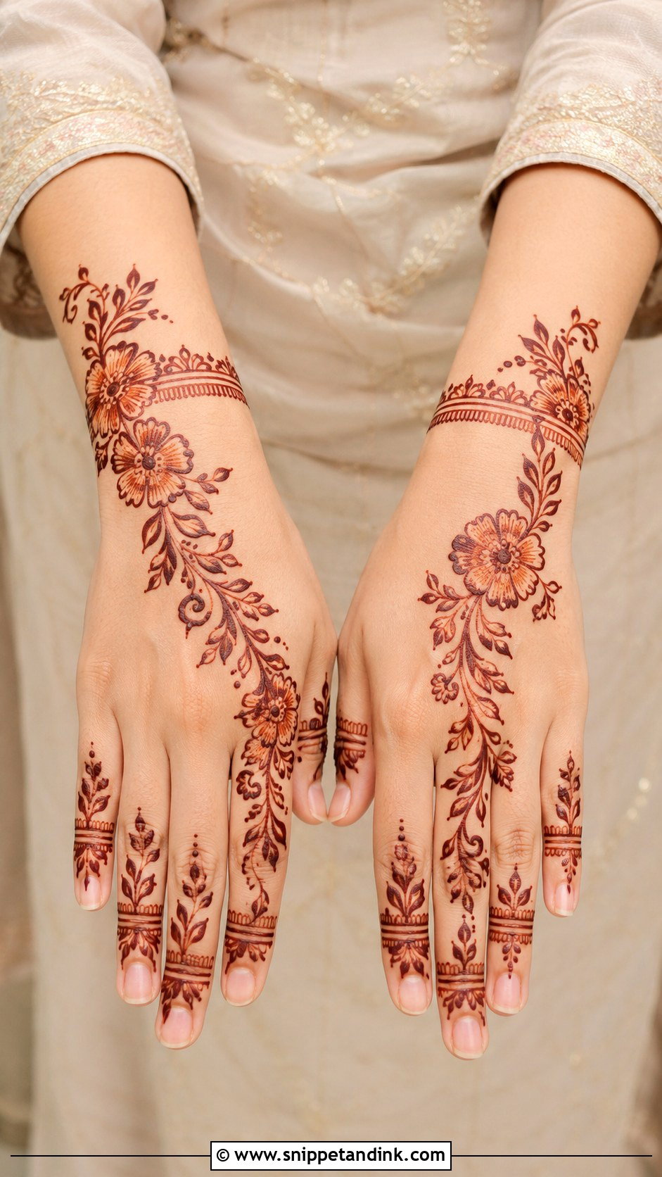 Wedding Guest Mehndi Design - Snippet and Ink - 35 Beautiful Mehndi Design Ideas