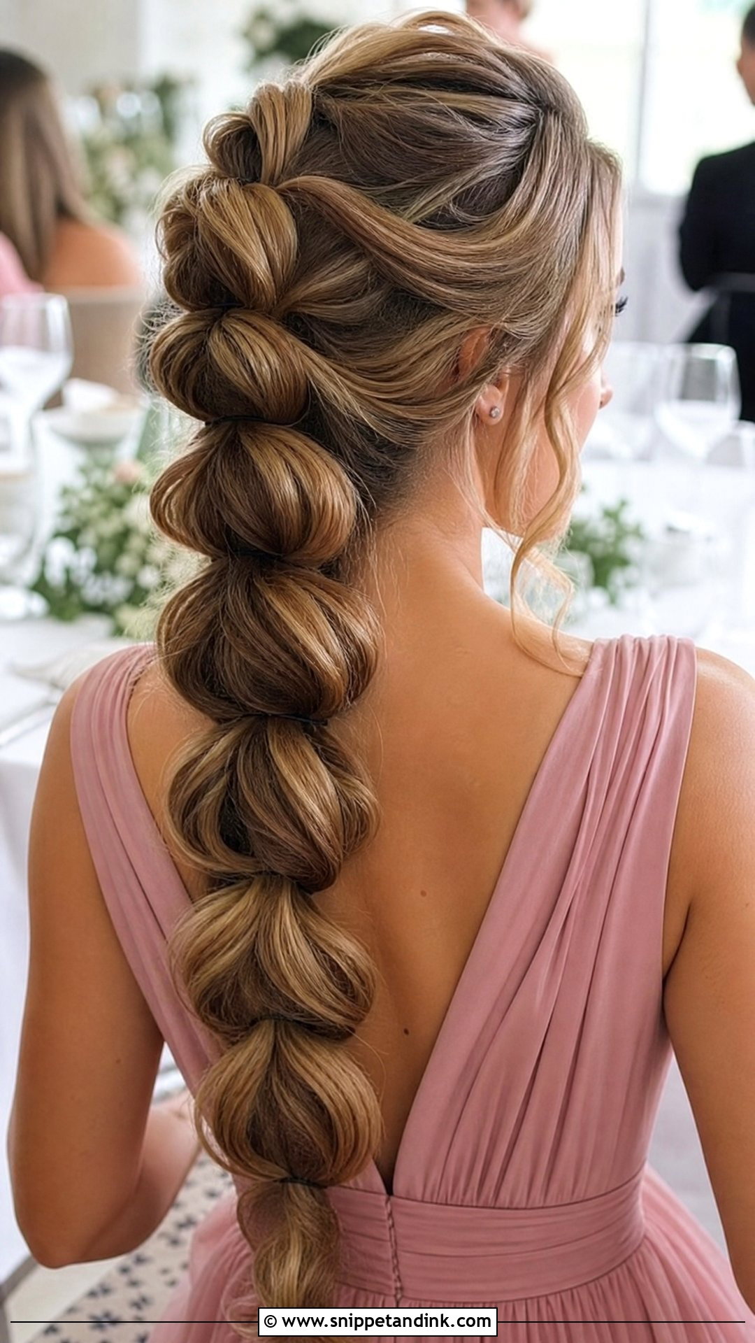 Wedding Guest Pull Through Braid - Snippet and Ink - 20 Wedding Guest Hair Braid Ideas