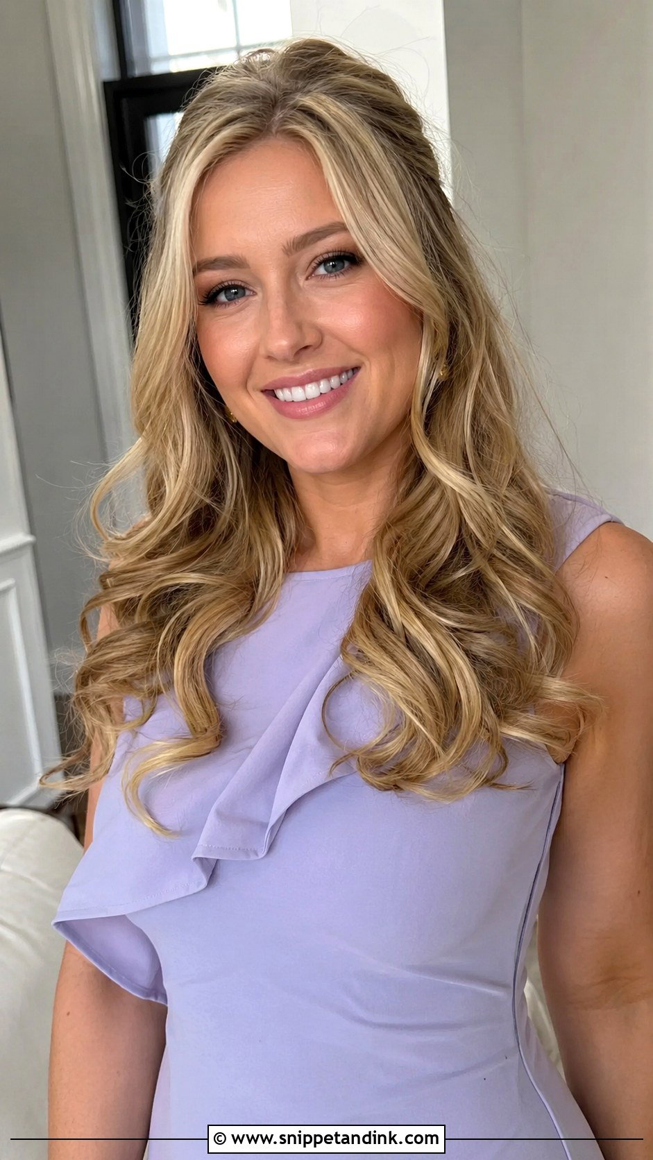 Wedding Guest Soft Curls - Snippet and Ink - 15 Wedding Guest Down Hairstyles
