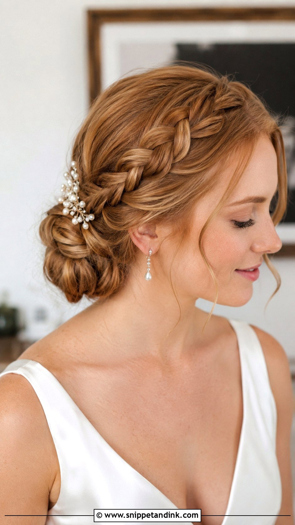 Wedding Hair Braided Bun - Snippet and Ink - 20 Dream Wedding Hair Ideas