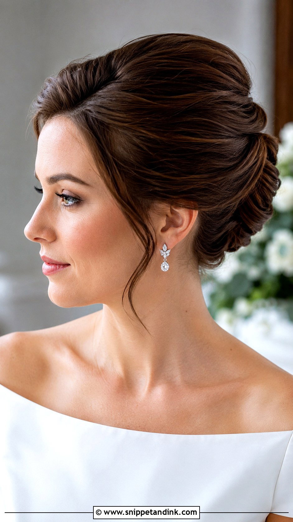 Wedding Hair Classic French Twist - Snippet and Ink - 15 Wedding Hair From Front View Ideas