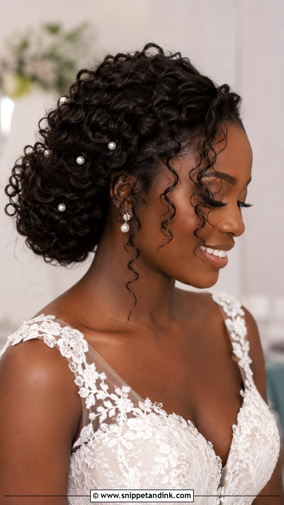 Wedding Hair Curly Updo - Snippet and Ink - 20 Dream Wedding Hair Ideas