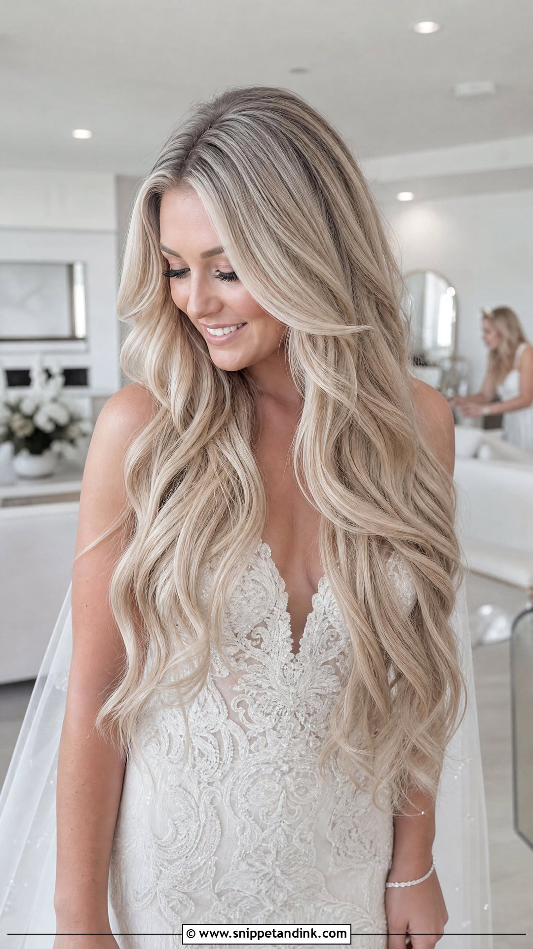 Wedding Hair Down Curls With Extensions - Snippet and Ink - 20 Wedding Hair Down Curls