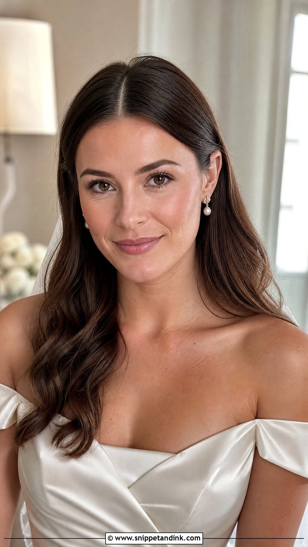 Wedding Hair Down Tucked Behind Ears - Snippet and Ink - 20 Wedding Hair Tucked Behind Ears