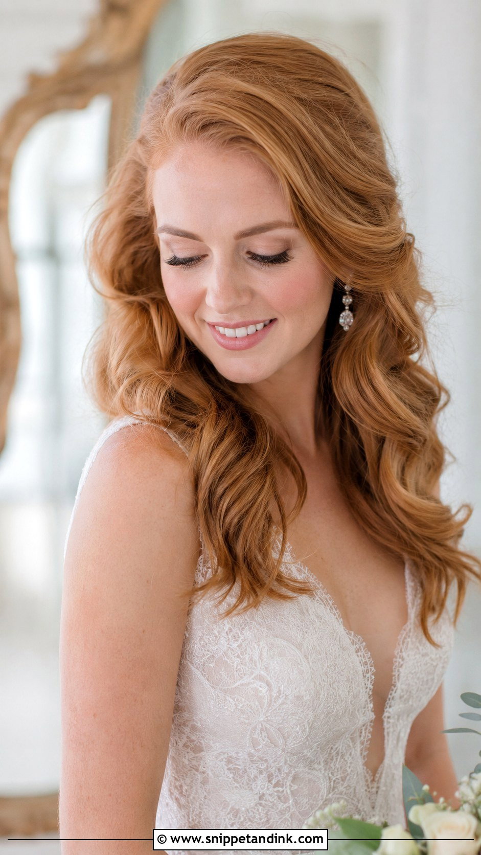 Wedding Hair Down With Brushed Out Curls - Snippet and Ink - 15 Wedding Hair Ideas Down
