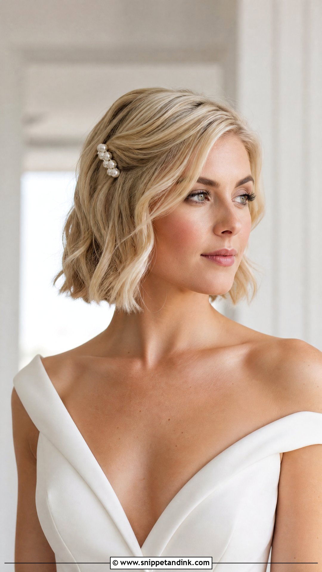 Wedding Hair Down With Short Hair - Snippet and Ink - 20 Romantic Wedding Hair Down Ideas