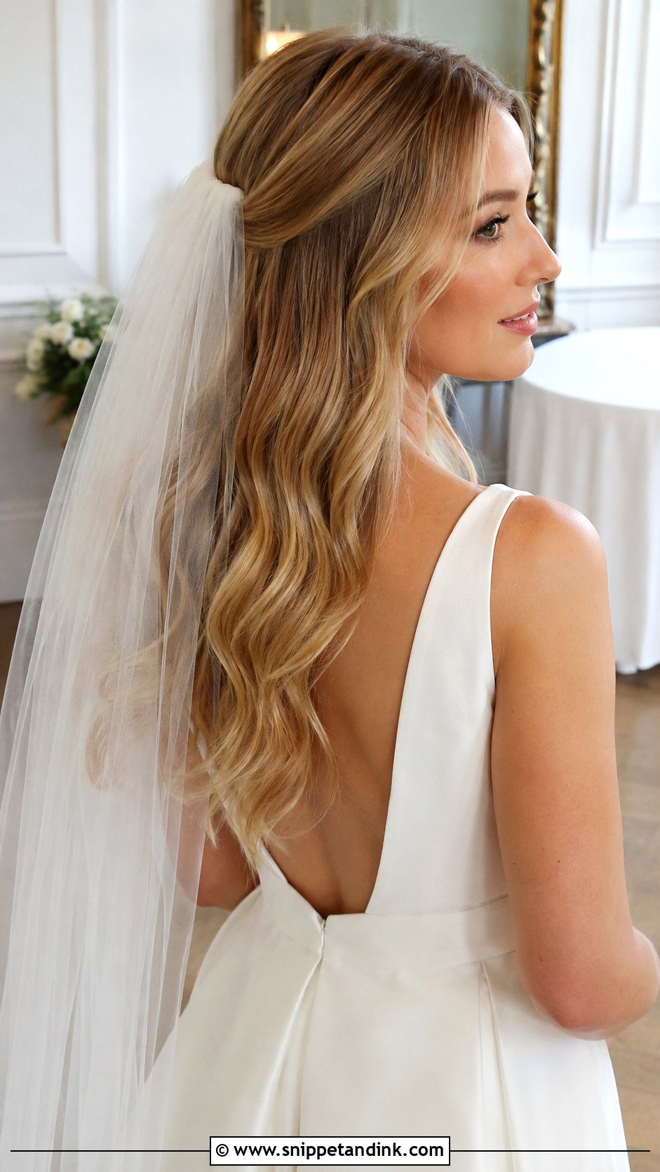 Wedding Hair Down With Veil - Snippet and Ink - 15 Wedding Hair Ideas Down