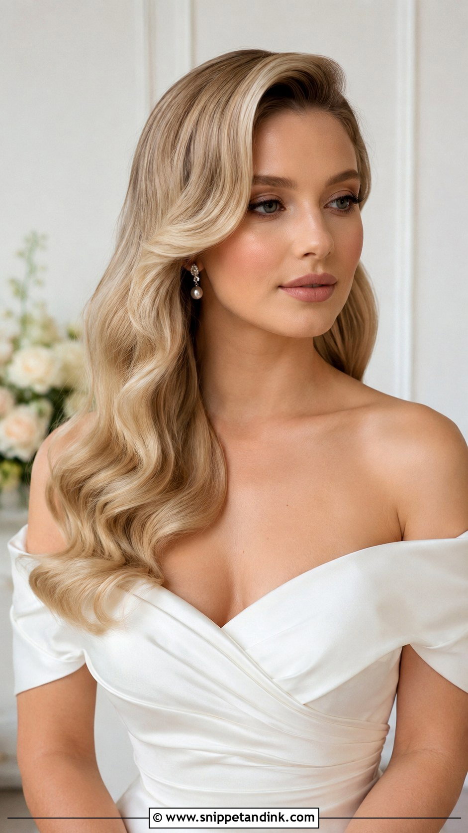 Wedding Hair Hollywood Waves - Snippet and Ink - 20 Dream Wedding Hair Ideas