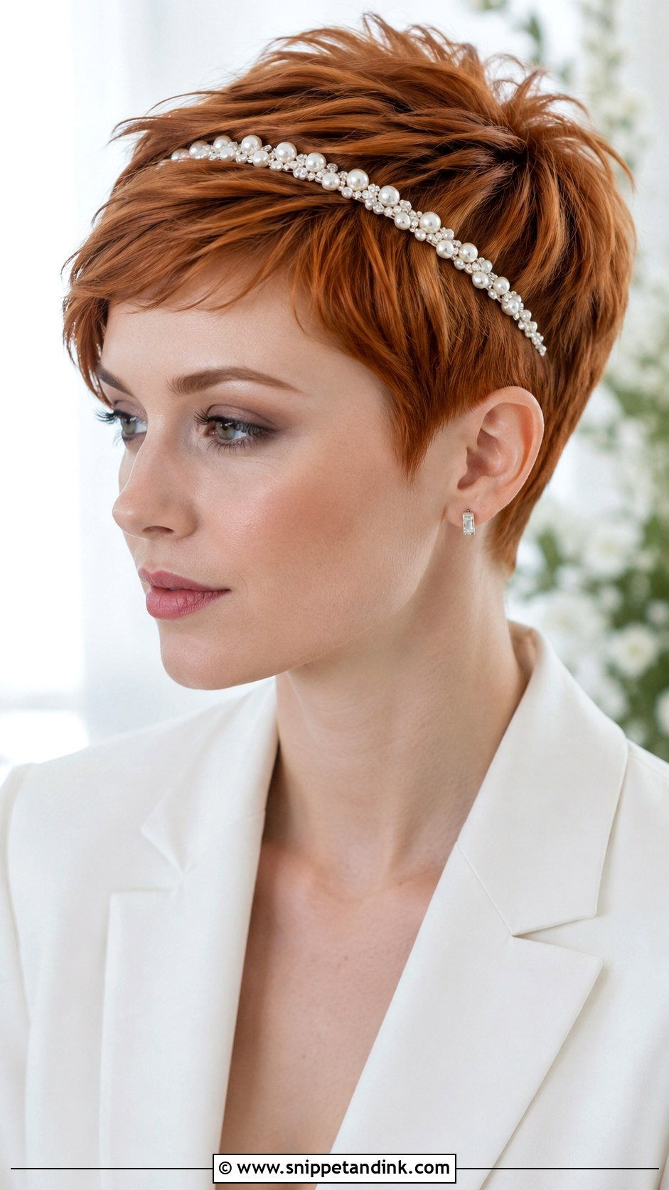 Wedding Hair Pixie Cut - Snippet and Ink - 20 Dream Wedding Hair Ideas