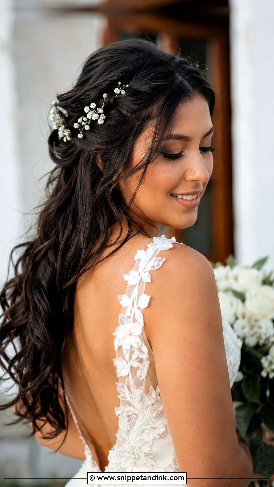 Wedding Hair With Flowers - Snippet and Ink - 15 Wedding Hair Designs
