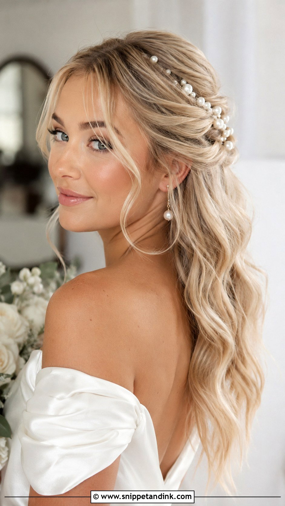 Wedding Hair With Pearls - Snippet and Ink - 20 Dream Wedding Hair Ideas