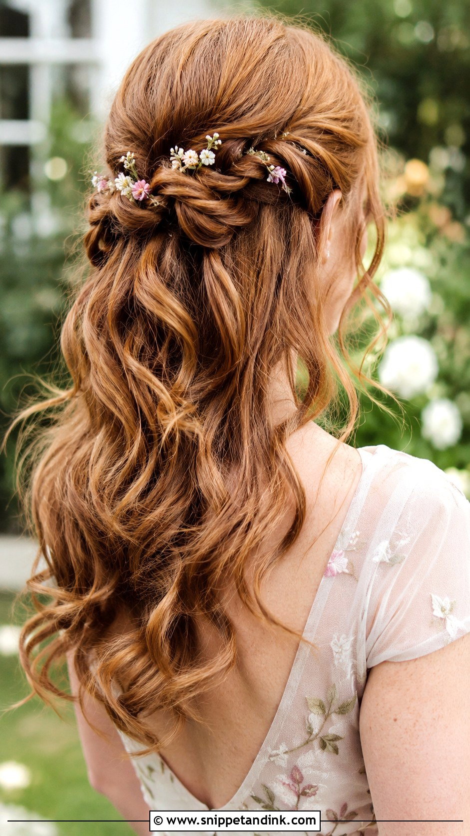Wedding Hairstyle With Flowers - Snippet and Ink - 20 Hairstyles for Occasions Weddings