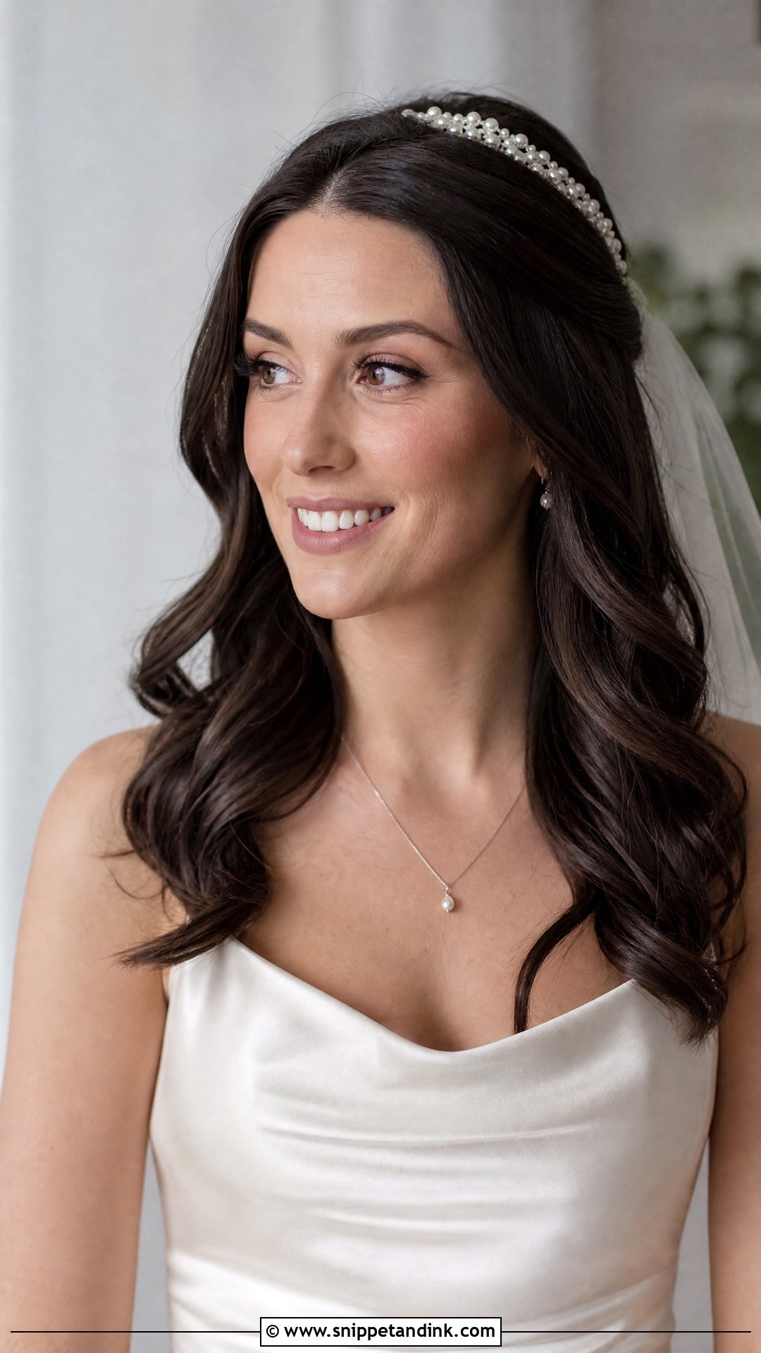 Wedding Hairstyle With Headband - Snippet and Ink - 15 Cute Simple Wedding Hairstyles