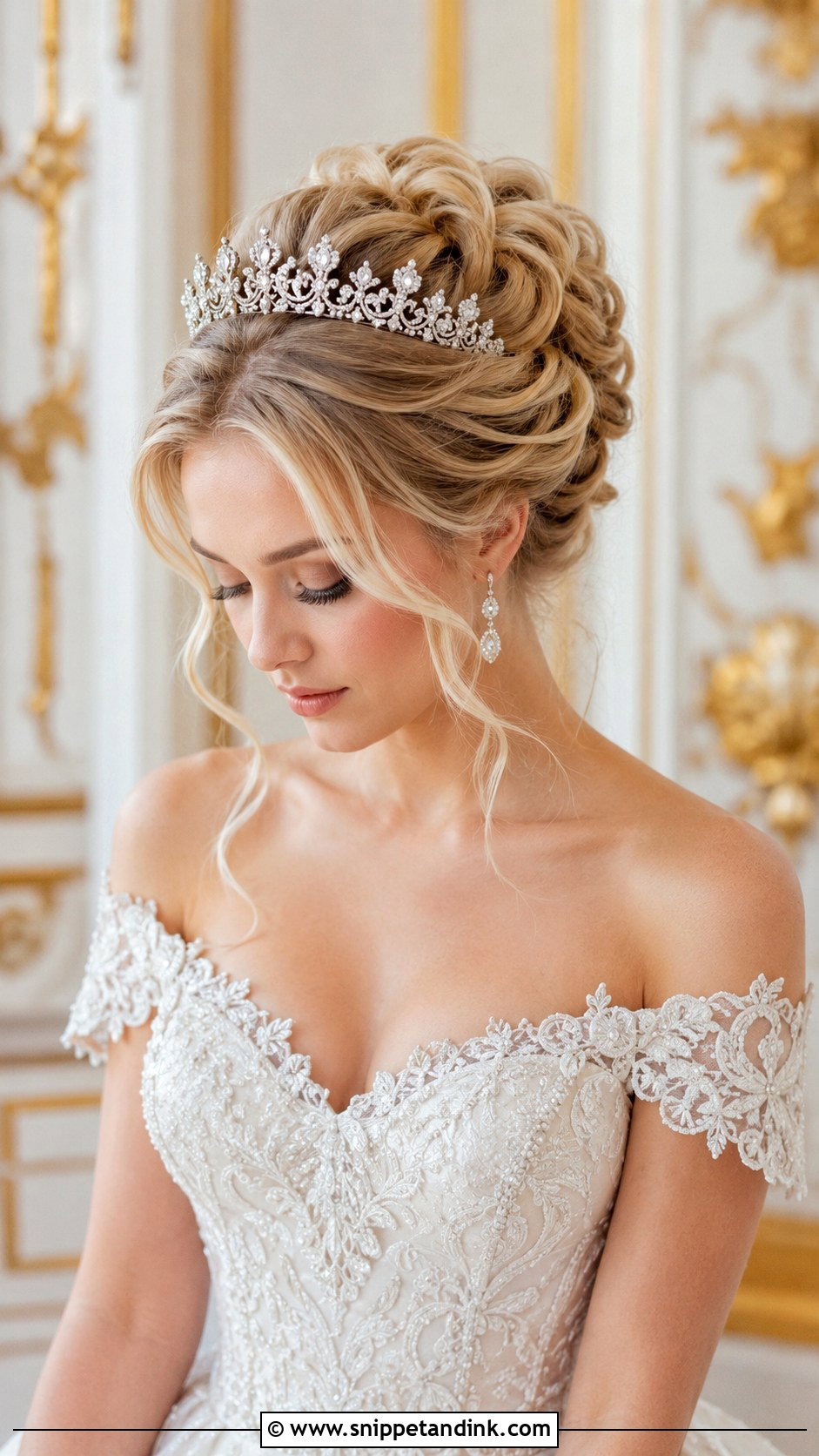 Wedding Hairstyle With Tiara - Snippet and Ink - 35 Hairstyles for Wedding