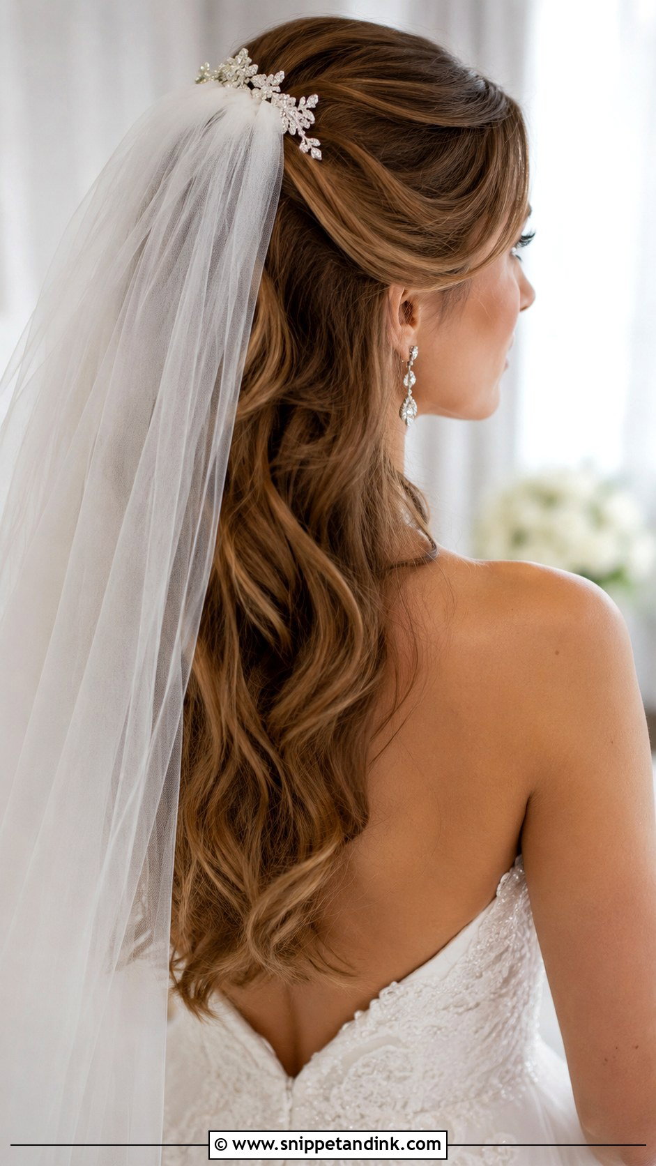 Wedding Hairstyle With Veil - Snippet and Ink - 25 Wedding Bridal Hair Ideas