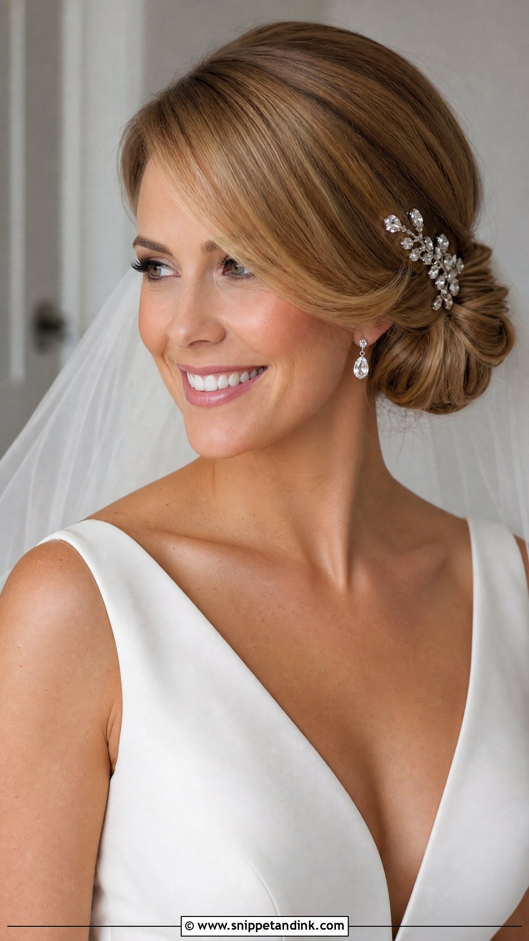 Wedding Hairstyles With Side Bangs - Snippet and Ink - 15 Bang Wedding Hairstyles