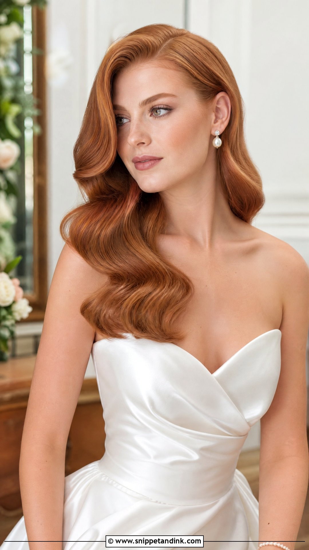 Wedding Hollywood Waves - Snippet and Ink - 20 Women Wedding Hairstyle Ideas