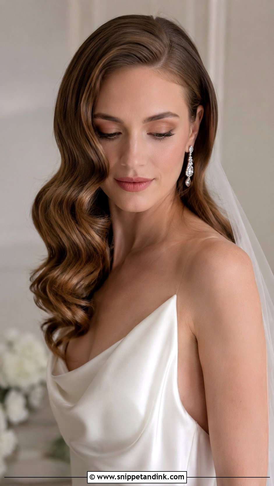 Wedding Hollywood Waves - Snippet and Ink - 15 Hair Look for Wedding Ideas