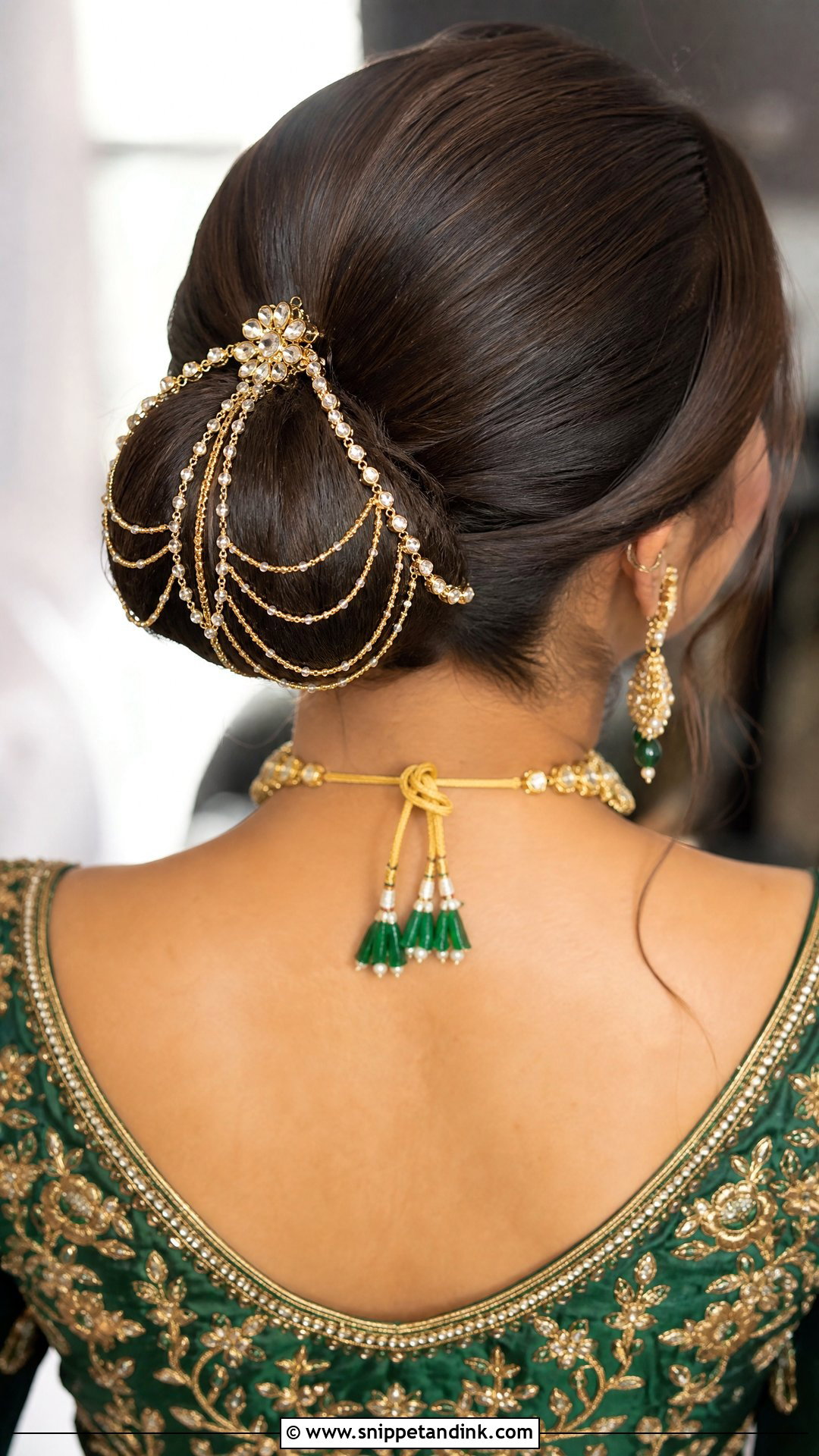 Wedding Juda With Hair Chains - Snippet and Ink - 20 Wedding Juda Hairstyle Ideas