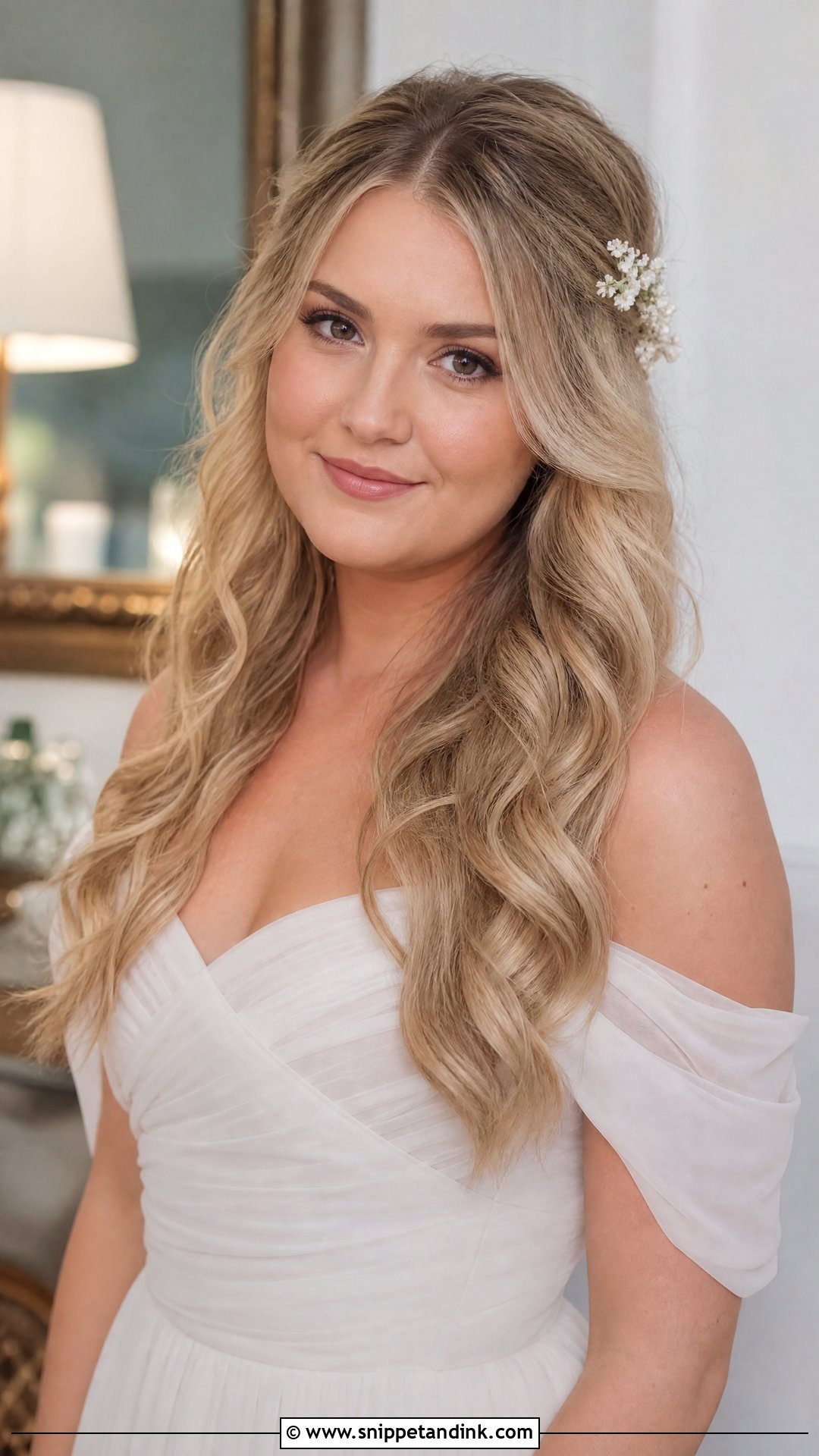 Wedding Loose Waves For Round Face - Snippet and Ink - 20 Wedding Hairstyle for Rounded Face Ideas