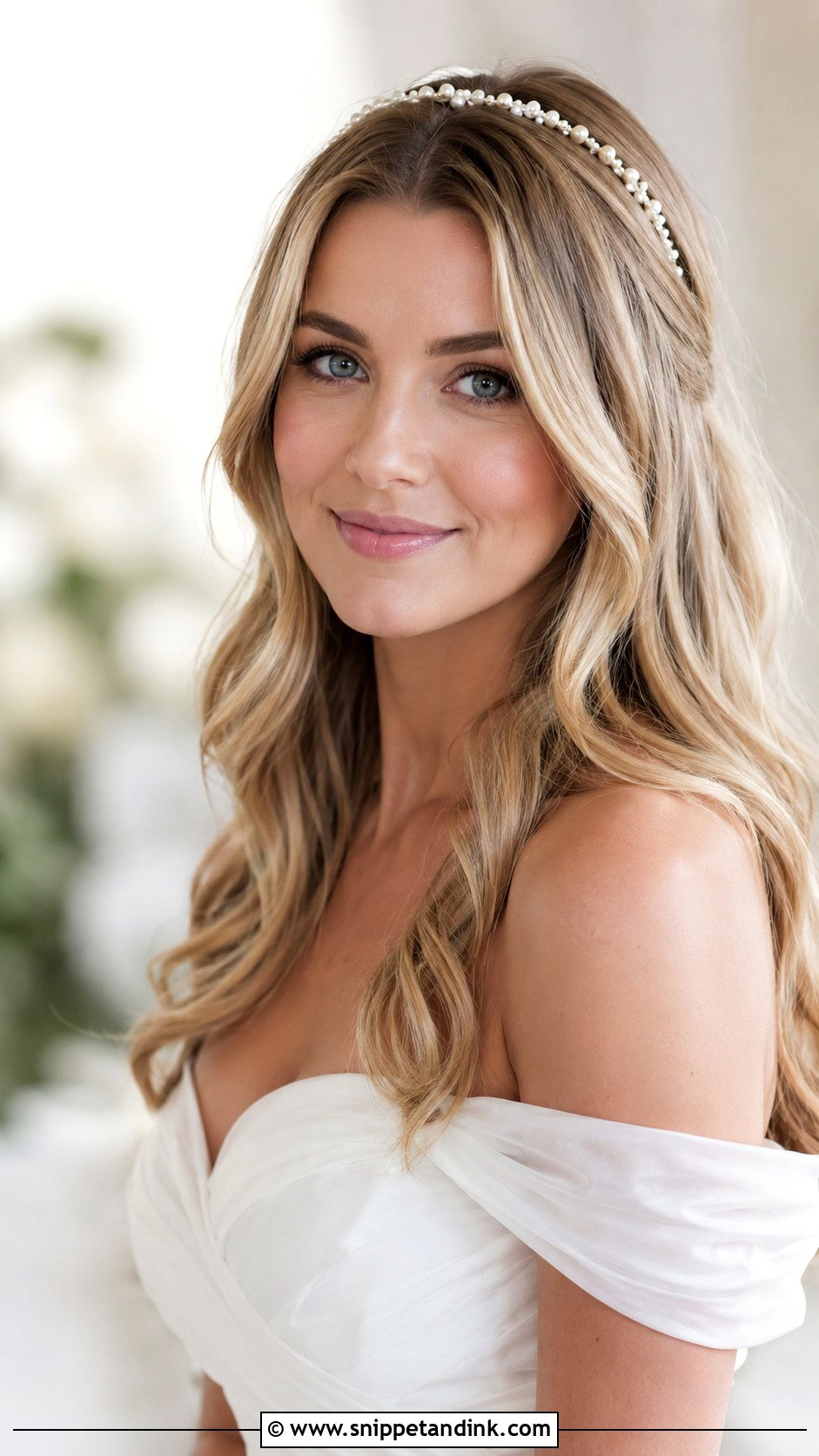 Wedding Loose Waves With Headband - Snippet and Ink - 15 Wedding Hairstyle with Headband Ideas
