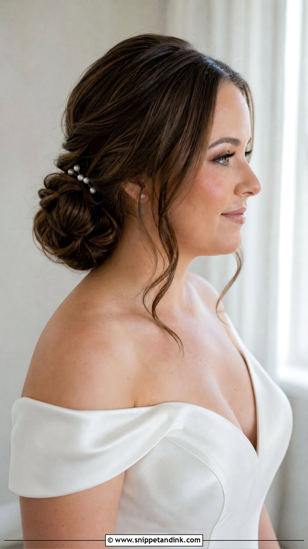 Wedding Low Bun For Round Face - Snippet and Ink - 20 Wedding Hairstyle for Rounded Face Ideas