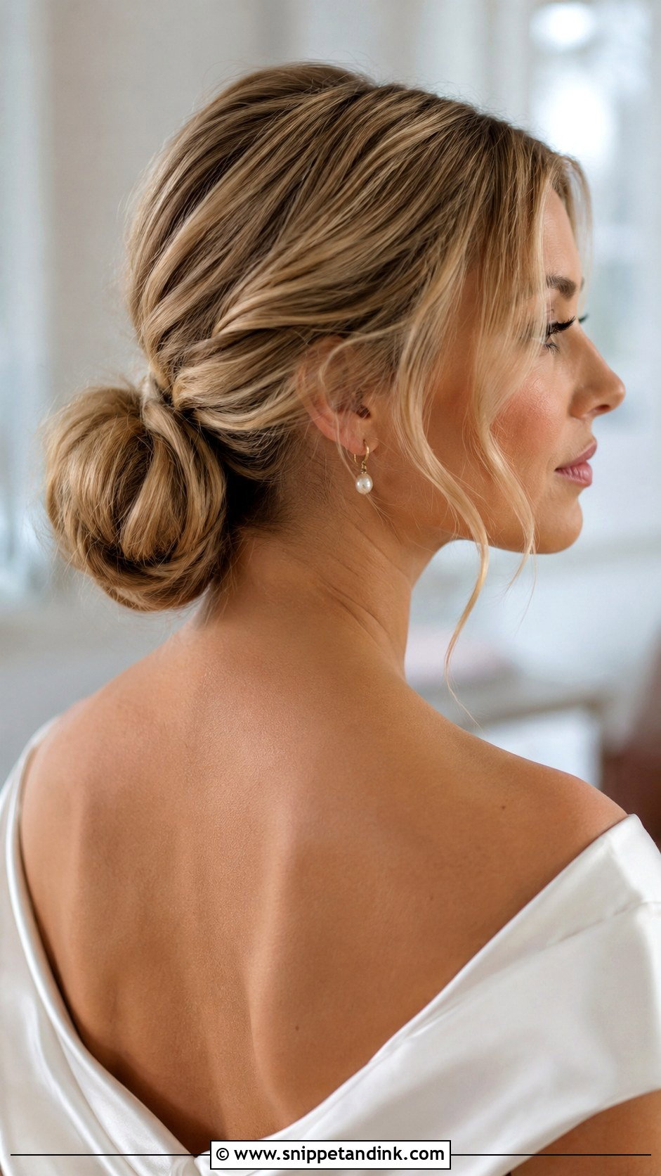 Wedding Low Bun - Snippet and Ink - 15 Hair Look for Wedding Ideas